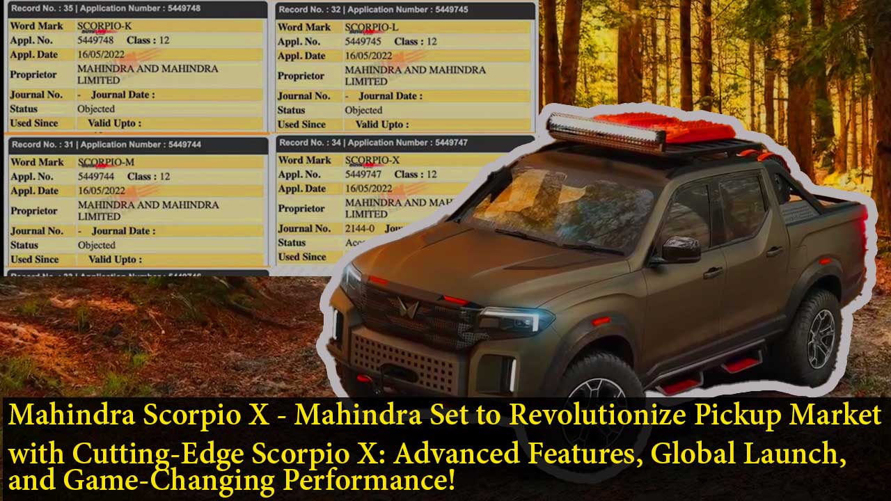 Mahindra, Scorpio X, pickup truck, automotive industry, Advanced Driver Assistance Systems (ADAS), Global Pickup Concept
