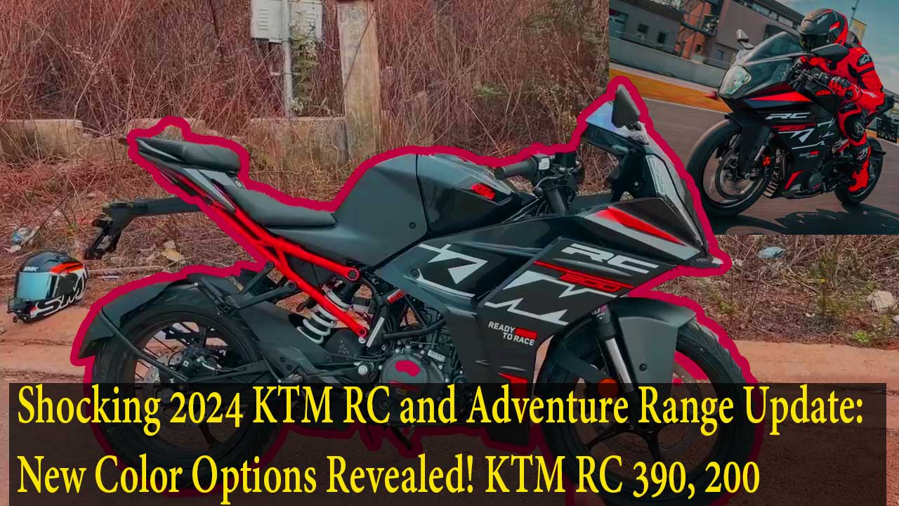 KTM 2024 updates, KTM RC 200, KTM RC 390, KTM Adventure 250, KTM Adventure 390